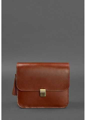 Кожаная женская бохо-сумка Лила светло-коричневая BlankNote (348359275)