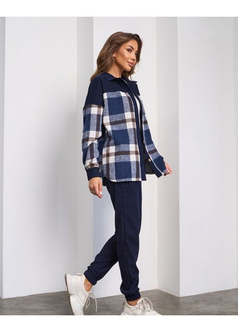 Костюм из клетчатой басни и вельвета ISSA PLUS (358068261)