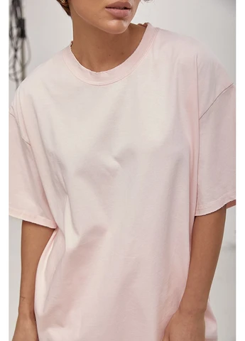 Футболка с протертыми краями ONE SIZE 100% хлопок летняя трикотажная No Brand Футболка - (400049358)