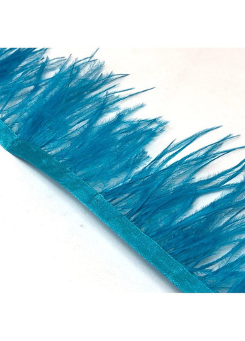 50 см - Перья страуса на ленте 8-10 см - бирюзовый Plus-plus (353393080)