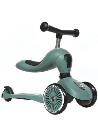 Самокат Scoot and Ride Highwaykick-1, сіро-зелений () Scoot&Ride SR-160629-FOREST (335030698)