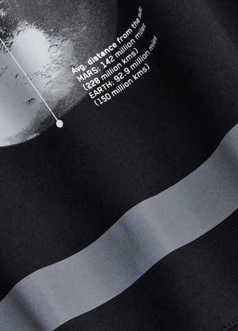 Свитшот H&M - крой черный кэжуал - (278110670)