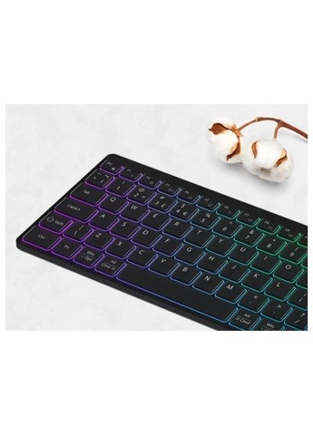 Клавіатура Canyon HKB-W11 Slim Dual Mode Wireless/Bluetooth RGB UA Black (CNS-HBTK11B) VAG HKB-W11 Slim Dual Mode Wireless/Bluetooth RGB UA B (358067085)