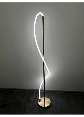 Торшер "Spiral" із гнучкого канату 30W 150см (81-F3038 (1500) AB) No Brand (370069906)