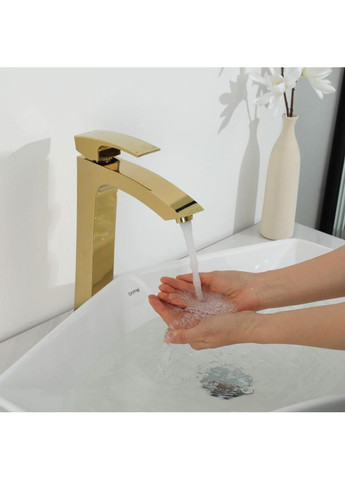 Змішувач для умивальника G1007-32, золото GAPPO (373267274)
