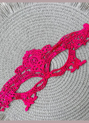 Маска кружевная one size розовый No Brand (322648548)