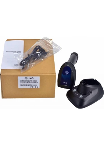 Сканер штрих-коду ИКС-Маркет IKC-5208RC/2D wireless USB с док-станцией, Bluetooth черный (5208RC-BT-2D-USB-CR) ІКС (391517441)
