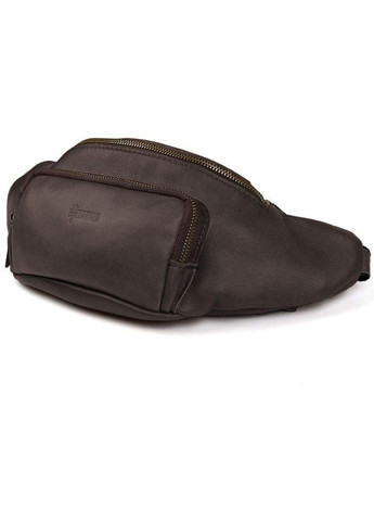 Сумка на пояс через плече чоловіча з натуральної шкіри Коричневий 35160 TARWA (333300000)