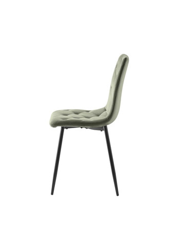 Cтілець ANETTE чорний каркас/оливковий Intarsio (365461418)