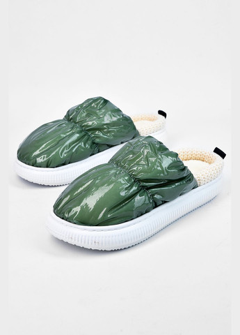 Зеленые тапочки комнатные мужские зеленого цвета Let's Shop