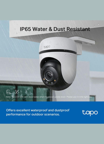 IP-Камера Tapo C510W 3MP N300 зовнішня поворотна TP-Link (314747195)