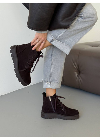 Зимние зимние ботинки Helen из натуральной замши