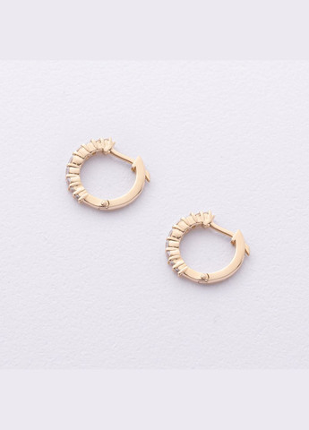 Серебряное кольцо с фианитами (желтое золото) с09172 Oniks (300791252)