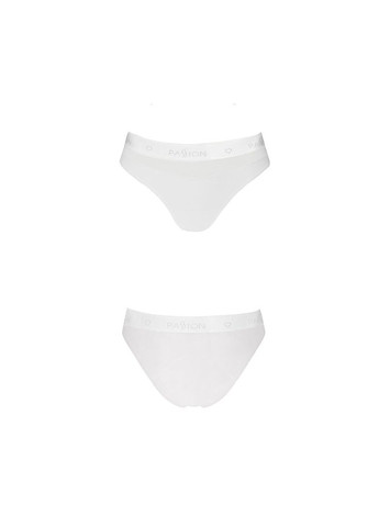 Комбінований демісезонний трусики з прозорою вставкою ps006 panties l, white Passion