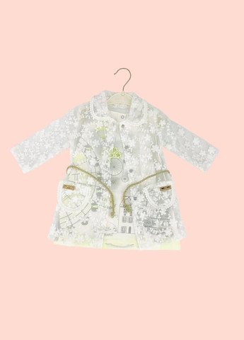 Комбінований літній комплект noy noy (сукня + пильовик), арт. 160236, 62 см, 3 міс. No Brand