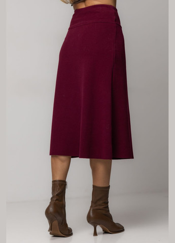 Спідниця-трапеція у рубчик довжиною міді Lurex (305569524)