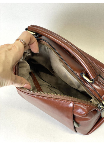 Кожаная сумка женская, средняя, на плечо, с ручкой, кроссбоди, натуральная кожа Genuine Leather Кросбоді (361376964)