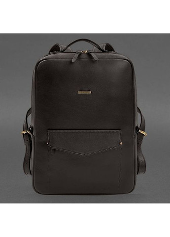 Шкіряний рюкзак на блискавці Cooper maxi темно-коричневий BlankNote (348359279)