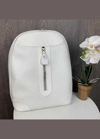 Жіночий рюкзак сумка трансформер 2 в 1 формат А4 Білий No Brand (301083096)