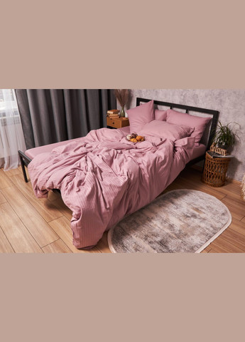 Комплект постельного белья Satin Stripe семейный 143х210х2 наволочки 4х70х70 (MS-820003564) Moon&Star Stripe Candy (288043680)