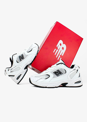 Кросівки жіночі і чоловічі New Balance 530 white | Нью Беланс 530 білі всесезони (317186520)