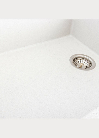 Гранитная мойка для кухни 8650 DIAMOND матовая (белая в точку) Valeso (342071755)