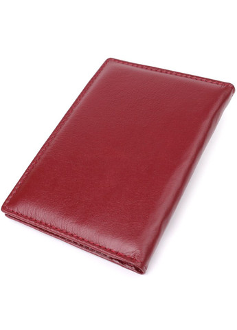 Красивая обложка на паспорт универсального формата из натуральной кожи 23079 Бордовый st leather (331910093)