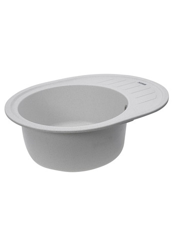 Гранітна мийка для кухні 6250 SOUL матова Біла в крапку Platinum (269793711)