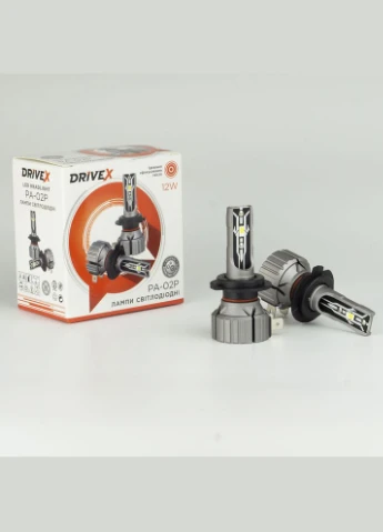 LED лампы автомобильные PA-02P H7 5000K 12W 12V DriveX (333334717)