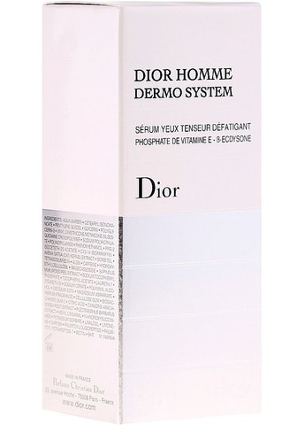 Мужская сыворотка для зоны вокруг глаз Homme Dermo Eye Serum 15ml Dior (369795109)