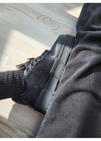 КРОСІВКИ ЖІНОЧІ NIKE DUNK LOW DISRUPT BLACK НАЙК СБ ДАНК No Brand чорні демісезони (367175241)