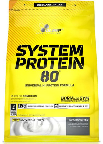 Olimp Nutrition System Protein 80 700 g /20 servings/ Banana Olimp Sport Nutrition (284120283)