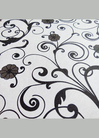 Самоклеюча плівка білі вензелі 0,45х10м (10175) Sticker Wall (298284218)