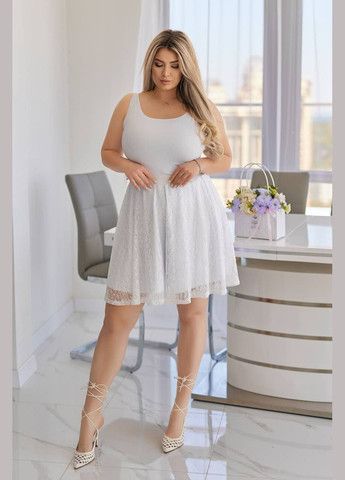 Легкий женский костюм тройка белого цвета New Trend (332980552)