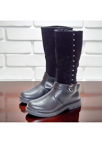 Демісезонне взуття для дівчинки класичні високі чоботи утеплені черевики Вістеп Weestep (360218433)