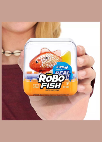 Інтерактивна іграшка Роборибка золотиста (7191-2) Pets & Robo Alive (326805933)