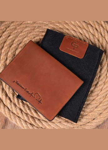 Ексклюзивна обкладинка на паспорт із вінтажної шкіри Серце 16726 Світло-коричнева Grande Pelle (297129698)