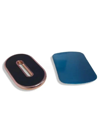 Тримач для телефона на торпедо в автомобіль з кріпленням на скотч 4.8х2.8х0.5 см (479182-Prob) Чорний з бронзовим Unbranded (316108676)