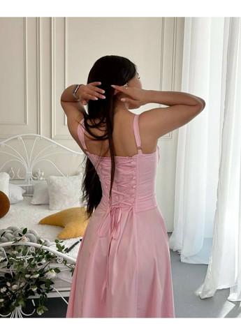 Рожева святковий сукня Vione однотонна