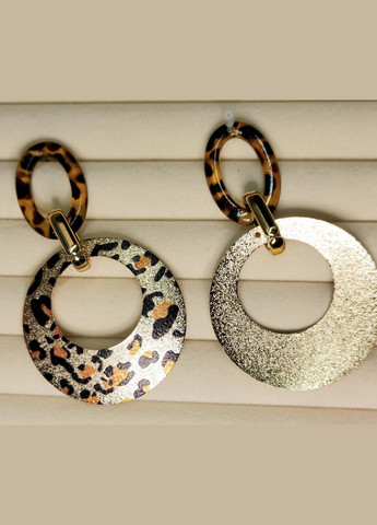 Сережки Довгі Леопардові No Brand (325830967)