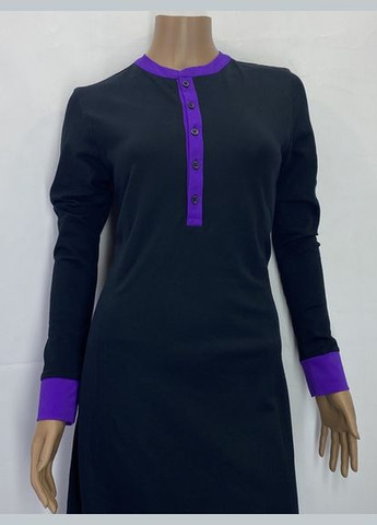 Чорна кежуал сукня сорочка Ralph Lauren однотонна