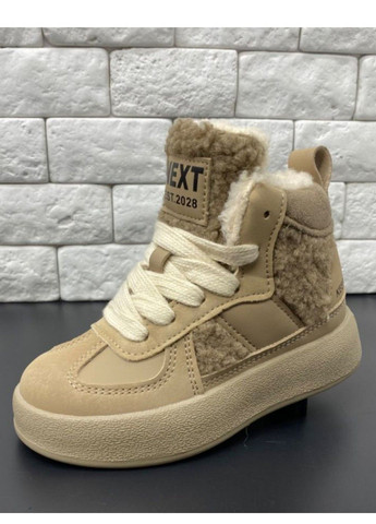 Бежевые кэжуал зимние зимние ботинки на овчине bn40484-0 Jong Golf