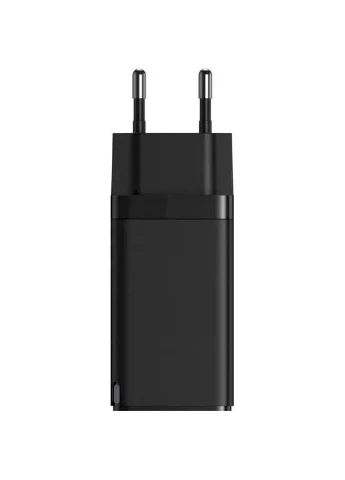 Мережевий зарядний пристрій GaN2 Pro Quick Charger 1USB + 2Type-C 65W CCGAN2P-B01 Black Baseus (270000206)