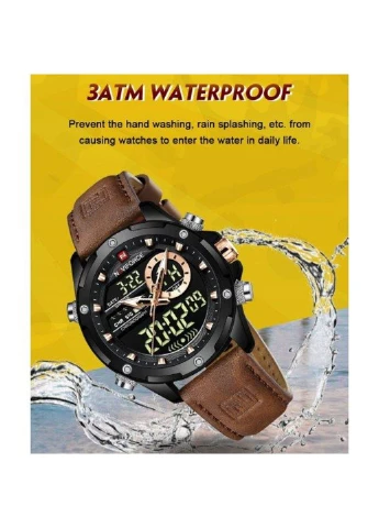 Тактические водостойкие кварцевые часы Pride black Naviforce (313653830)
