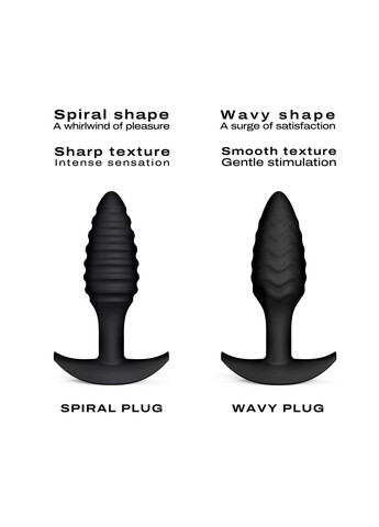 Анальна пробка SPIRAL PLUG діаметр 3 см силікон для анальної стимуляції Dorcel (298473375)
