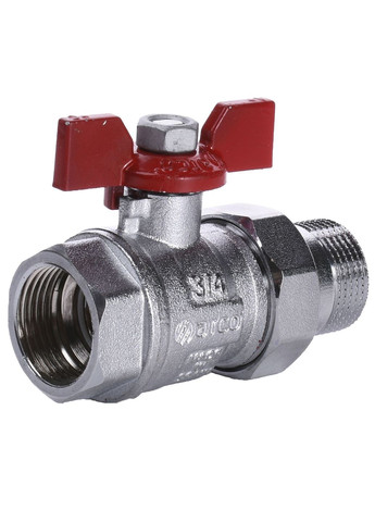 Кран шаровой прямой с американкой 3/4″ SENA 154104 ARCO (300220330)