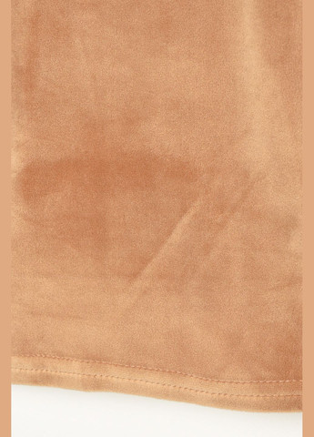 Бежевая демисезонная пижама детская велюровая бежевого цвета майка + шорты Let's Shop