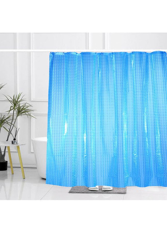 Шторка для ванної та душа з 3D ефектом розмір 180*180 см, з кільцями ( ) China (366874720)