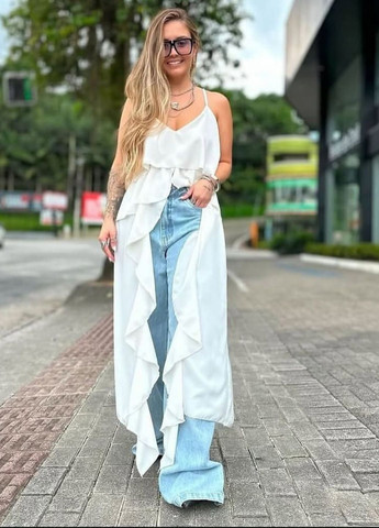 Туніка на тонких бретелях зі шлейфом позаду Tik-Tak (328604724)