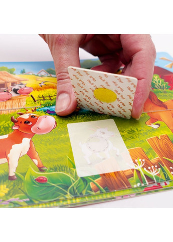 Гра розвиваюча з липучками. "Бізі бук. Для малят" Vladi toys (365657793)